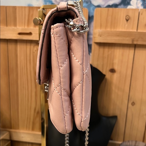 Michael Kors Sloan Small Quilted Messenger Leather Cross Body Ballet - Picture 8 of 16